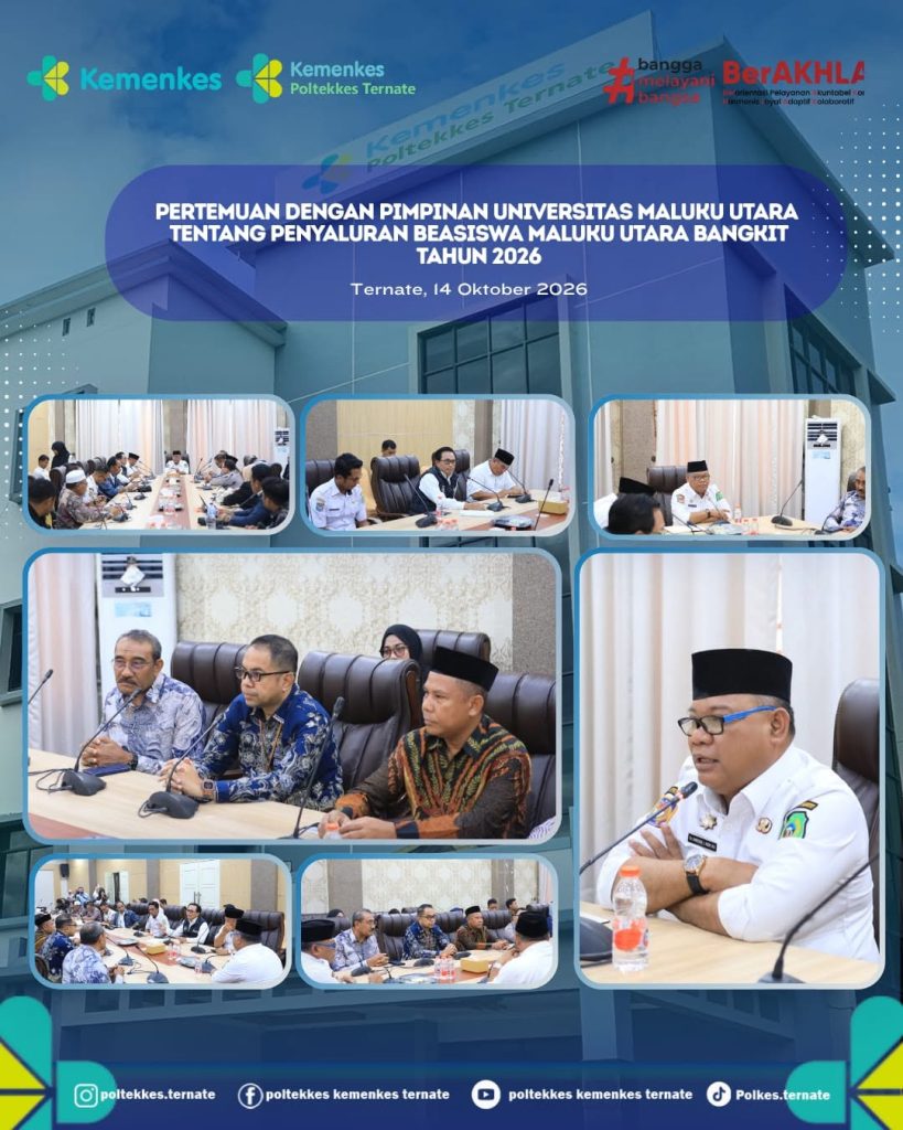 Pertemuan dengan Pimpinan Universitas Maluku Utara Tentang Penyaluran Beasiswa Maluku Utara Bangkit Tahun 2026